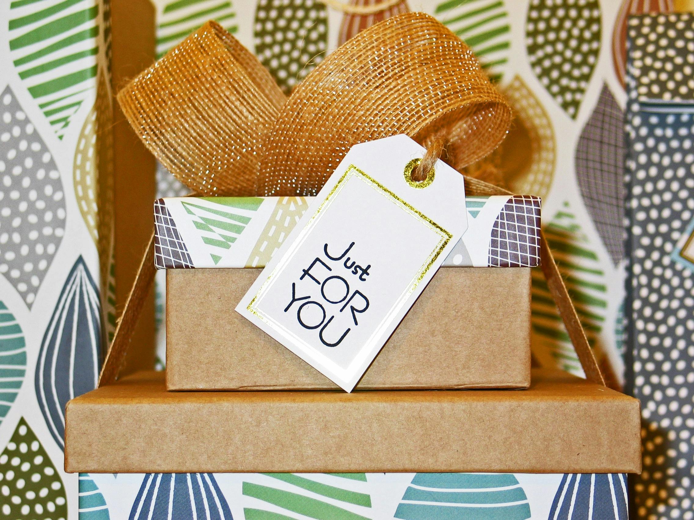Gift Basket with a Greeting Card